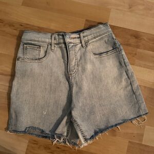 Express Blue Denim Shorts